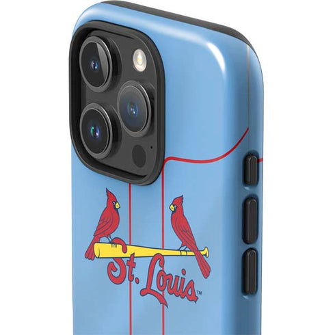 MLB St. Louis Cardinals Alternate/Away Jersey iPhone 16 Pro Impact Case